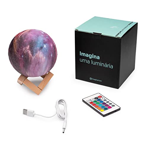 Encontraproduto.com.br - Luminaria touch lua galaxia - Imaginarium