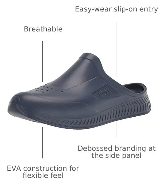 Image of BOSS mens Rubber Slide Clogs