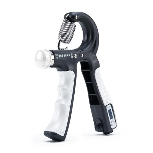 Image of Solpro Velgrip Adjustable Hand Grip Strengthener with Mechanical Counter for Men & Women | Adjustable 5 to 60 kg Resistance | Forearm, Wrist & Finger Strengthener | Home, Gym Workouts