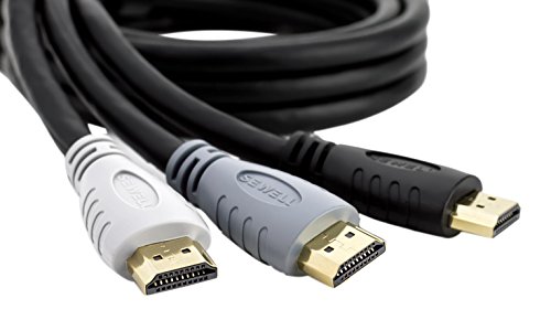 Sewell Direct SW-30097-3  Tri-Tip HDMI 3-in-1 Cable, 4K and 3D Support, High Speed