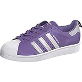 adidas Originals Women's Superstar Legacy Sneaker, Tech Purple/Silver Metallic/White, 5.5