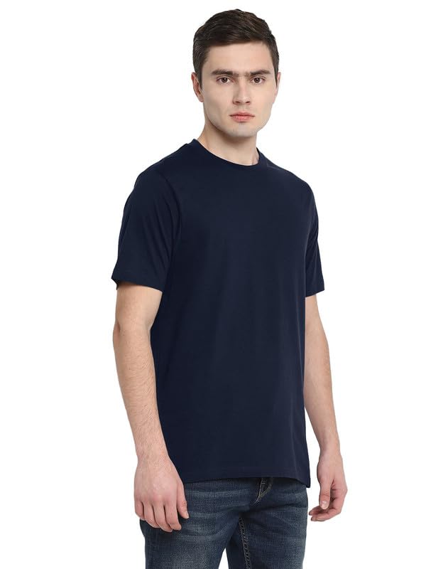 Image of AMERICAN CREW 100% Supima Cotton Round Neck T-Shirt for Men