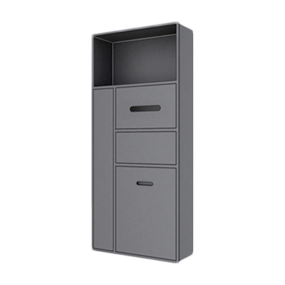 Scaffalatura flessibile da parete in acciaio inox per bagno, soluzione salvaspazio per decorare la casa in modo ordinato ed elegante