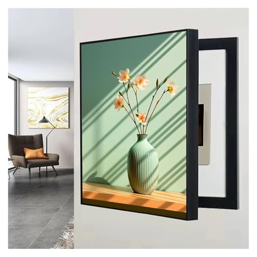 Boîte à fusibles masquée par une peinture décorative à ouverture facile
