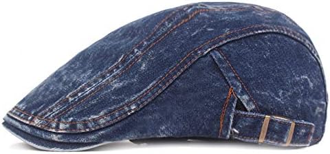 Miniatura 3 de Quanhaigou Gorra de algodón plana Ivy Gatsby Newsboy para hombre, gorra de conducción de hiedra irlandesa ajustable