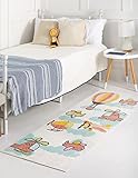 Photo Gallery unique loom whimsy collection area rug (runner 2 2" x 6 0", multi/ light blue) Photo Gallery unique loom whimsy collection area rug (runner 2 2" x 6 0", multi/ light blue)
