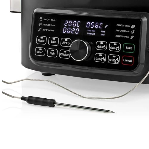 TronicXL Premium Heißluft-Fritteusen-Grill I Heißluftfritteuse Heißluft Friteuse I 6 Liter I 7 Programme I Temperatur einstellbar I Elektro Grill Indoor - PFAS FREI – Bild 5