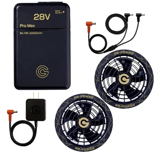 長信ジャパン GB-POWER 28Vペルチェ一体型ファン&バッテリーフルセット 長信ジャパン GB-POWER 28V ペルチェ一体型ファン+バッテリー