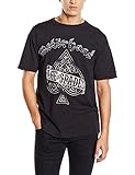Motorhead Men's Ace of Spades B & W Tattoo T-Shirt XX-Large Black