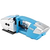 BAOSHISHAN Electric Strapping Machine for 1/2-5/8 inch PP PET Straps with 3000mah Battery Powered Automatic Strapping Tool for Box Pallet