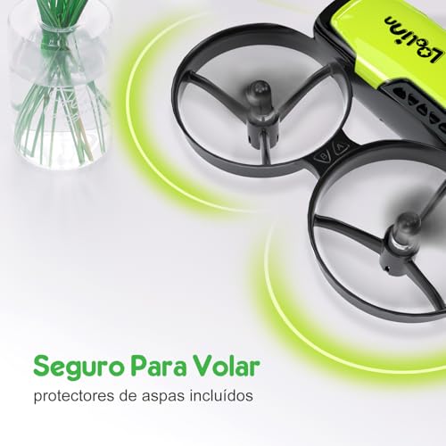 Miniatura 4 de Loolinn Drone Con Cámara, Regalo Para Niños 8 - Mini Dron Teledirigido Con Vídeo Y Fotos, Seguro Para Volar, 21 Minutos De Tiempo De Vuelo, Tres Pilas Incluidas, C0 Idea Para Regalo