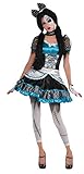 amscan 8400710 Adult Shattered Doll Costume - Medium (6-8) 1 Set