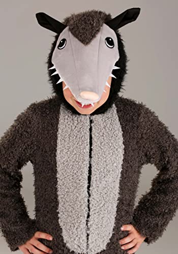 Disfraz infantil Fuzzy Possum con capucha y cubrezapatos miniatura 5