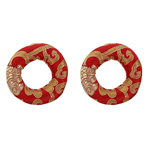 Healifty Bowl Cushion Cotton Cloth 2pcs Assorted Color