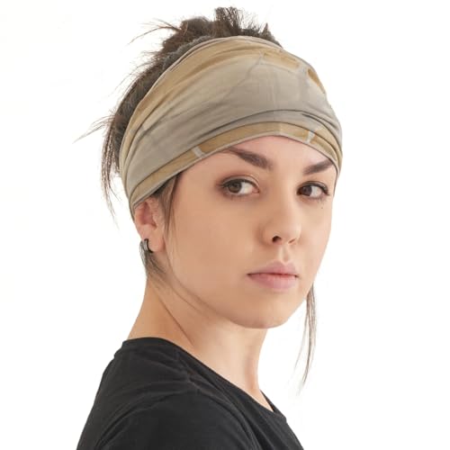CHARM Mens Tie Dye Bandana Headband - Japanese Head Wrap Womens Hippie Hair Band