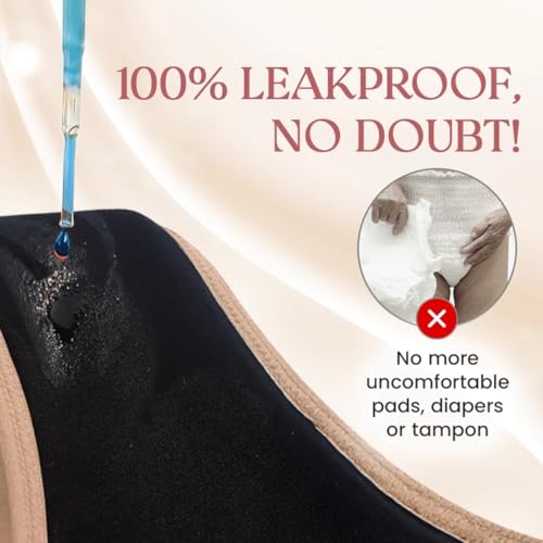 Doveloom Leakproof Tummy Control Panties, Mayaloom Women Ultimate Comfort Leak Proof Shaping Seamless Cotton Underwear4