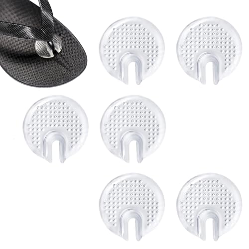 3 pares protectores de gel para dedos de sandalias
