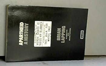 Paperback Apartheid a History Book