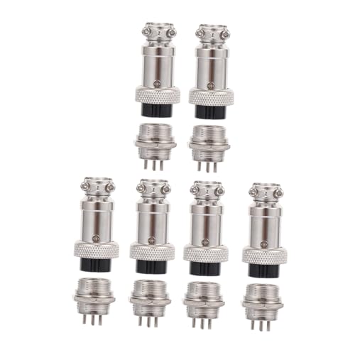 Set de 12 conectores aviación macho y hembra miniatura 1