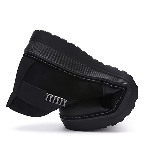 COSIDRAM Men Shoes Winter Snow Boots Cotton-padded Slip on Casual Warm Walking Sneakers House Shoes3