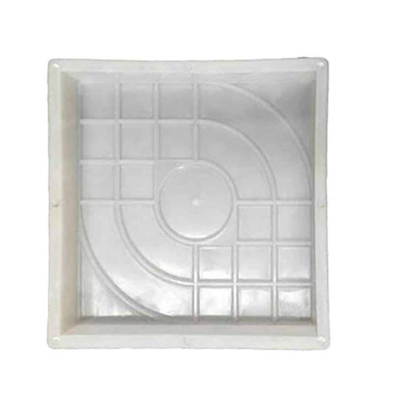 ZHAOQIN Moldes para Cemento Molde for pavimento de Bricolaje for Hacer Caminos, Ladrillos, hormigón, Piedra, Cuadrado, Molde for losas, Patio, jardín, césped, pavimento, envío Directo(L)