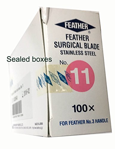 Graham-Field 2976#11 Sterile Surgical Blade, Stainless Steel Medical Knife Tool, Size 11, Pack of 100 - Thumbnail 4