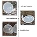 Kichvoe Multi-use Plastic Serving Bowl Spoon Set Camping Bowl and Utensil Kit Outdoor Compact