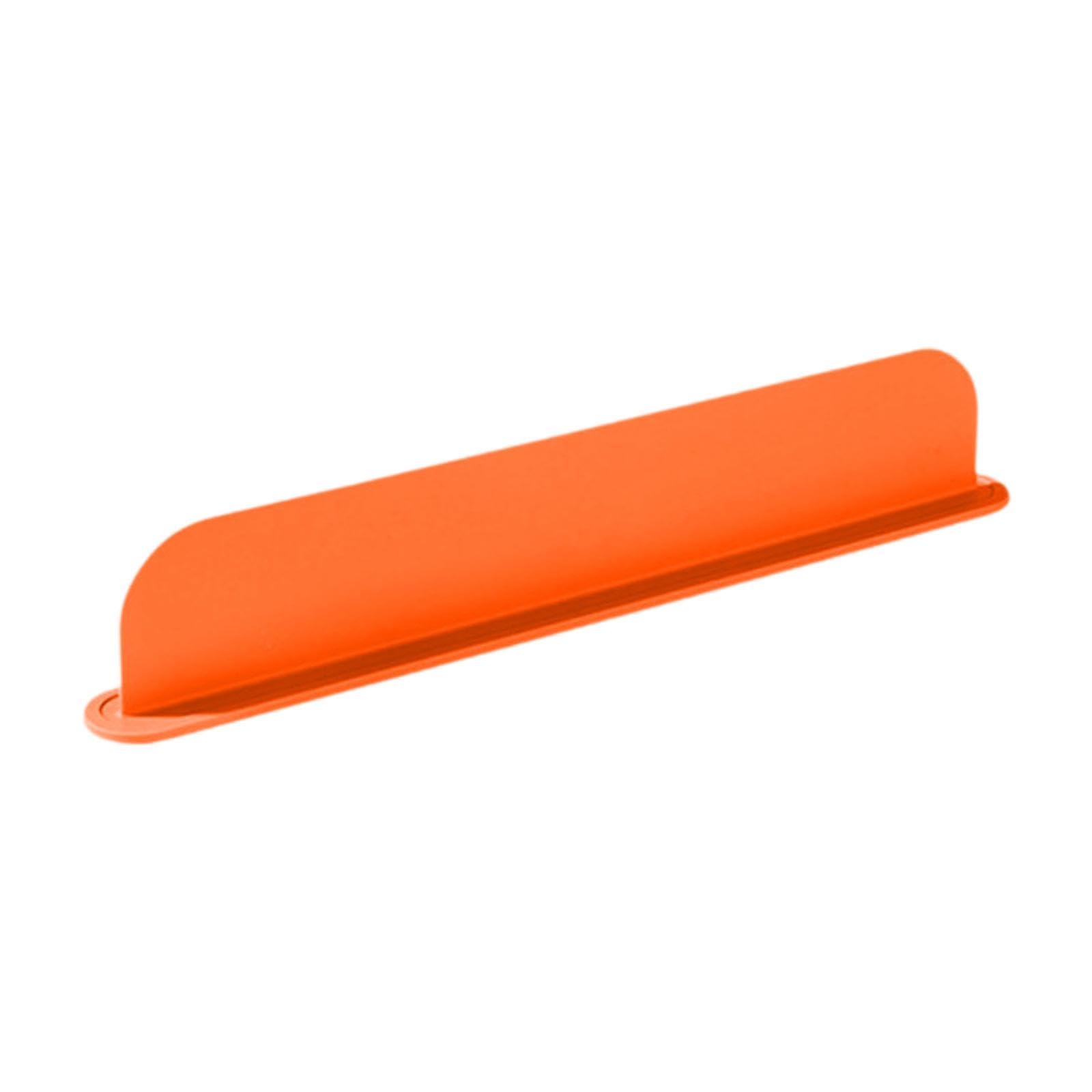 UJEAVETTE Kitchen Sink Splash Guard Splash Protector with Suction Cup Splatter Divider Orange-image-25