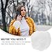 SUPVOX Furry Wrist Cuff Pair White Fur Arm Warmers Winter Wrist Warmers for Women Fashionable Hand and Ankle Accessories