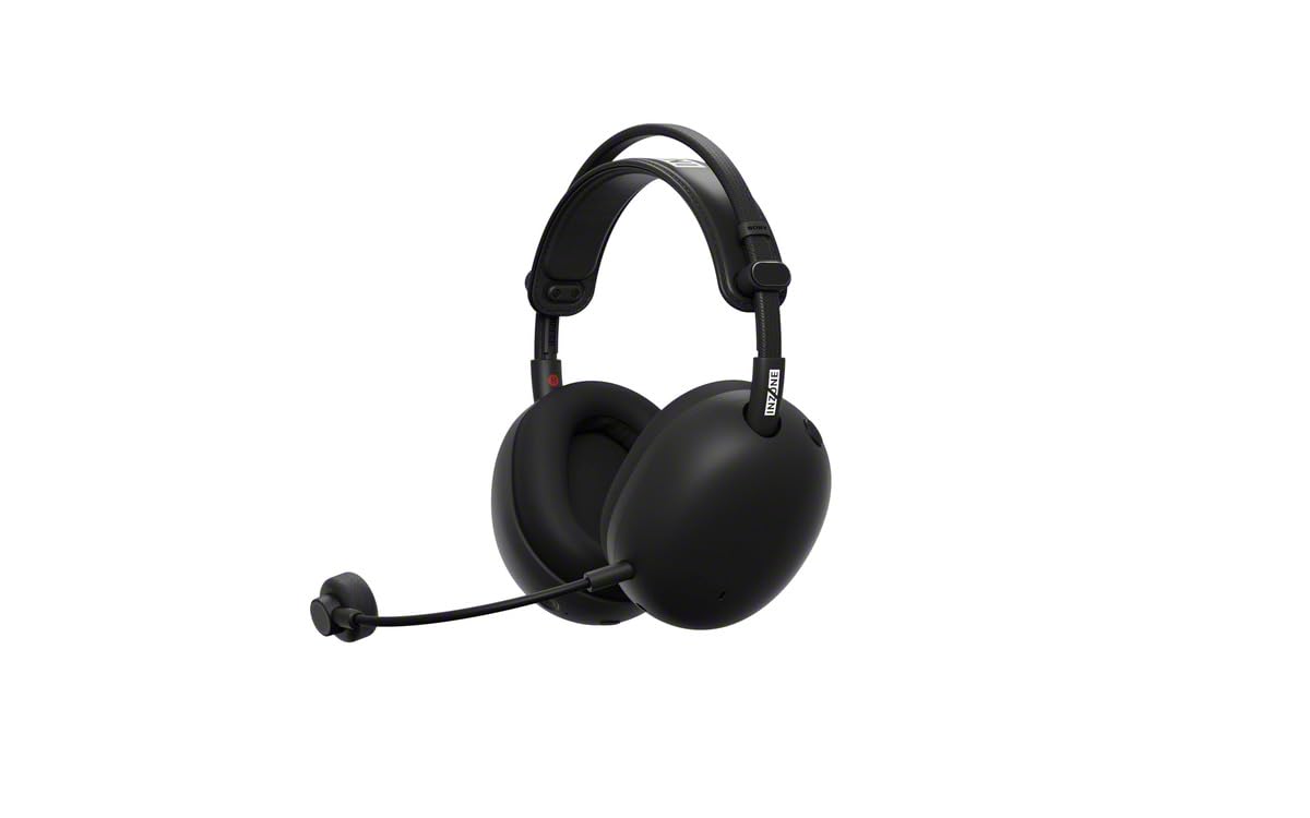 Sony INZONE H9 II Kabelloses Noise Canceling PC-Gaming Headset, Leicht, Anpassbarer Sound-EQ, Abnehmbares Kardioid-AI-Mikrofon, 30h Akku, 2.4GHz & Bluetooth, Soft Case Inklusive, Schwarz