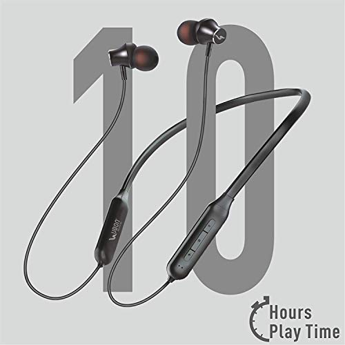 Image of UBON Bt-5100 Bass Factory Bluetooth Wireless in Ear Earphones with Mic with Hi-Fi Sound & Bass, Up to 10 Hours Playtime, 10Mm Driver & Magnetic, V5.0 (Black)