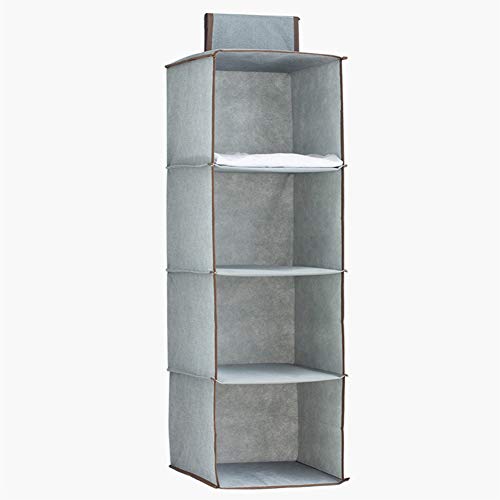 TANG Estantes de Almacenamiento Colgantes para Armario, Organizador de clóset, Estante de Almacenamiento Plegable para Ropa, Ropa Interior, Calcetines, Corbatas, Organizador