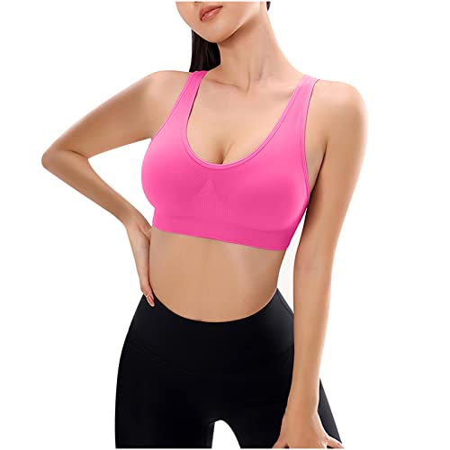 TURWXGSO Damen Sport BH ohne Bügel Nicht Gepolstert High Impact Bustier...