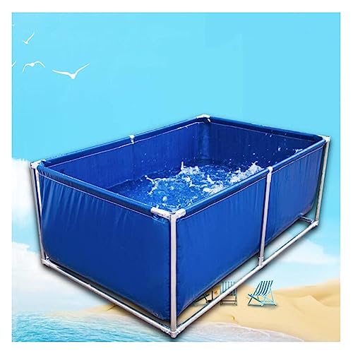 Culture de fruits de mer en bassin à poissons pliable et aquarium rectangulaire hors sol