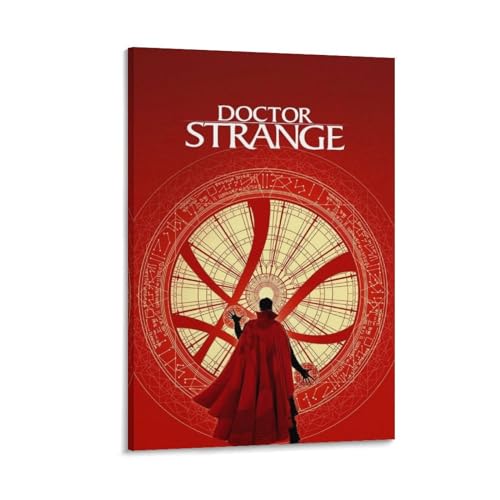 映画ポスター ドクター・ストレンジ キャンバスアートポスターとウォールアート画像プリント モダンファミリーベッドルーム装飾ポスター フレームスタイル 08x12インチ(20x30cm)