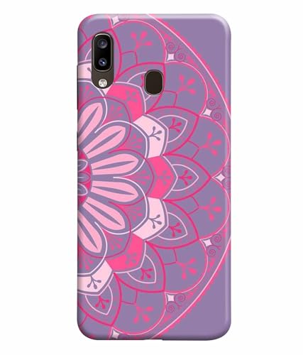 Image of Printed Hard Back Case Cover & Compatible for Samsung Galaxy M20 | Rangoli Painting Art (Multicolor) - D1196