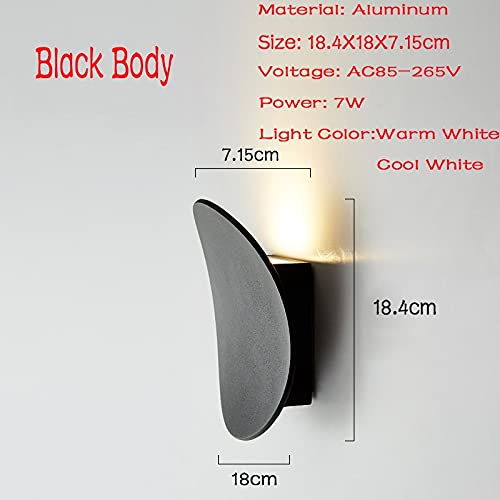 Applique murale LED escalier aluminium café brossé éclairage warm