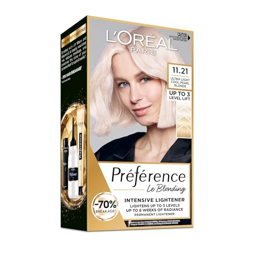 L'Oréal Paris Préférence Permanent Hair Colour - 11.21 Moscow Ultra Light Cool Pearl Blonde