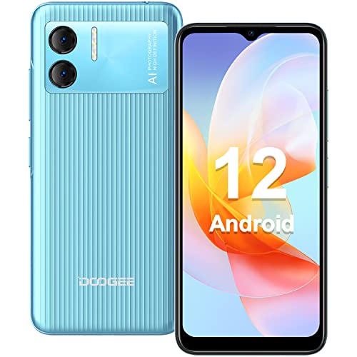 DOOGEE X98 Teléfono Movil Android 12, Pantalla 6.52' HD+, 4200mAh Batería, 4G Dual SIM, 3GB+16GB (Ampliable 1TB), AI Doble Cámara, Face ID/5G-WiFi/GPS [Versión española]