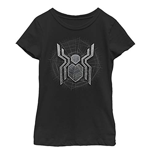 Marvel Girl's Web Logo T-Shirt