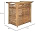 SAFAVIEH Wooden Outdoor Bar, in Natural, 115 X 70 X 105