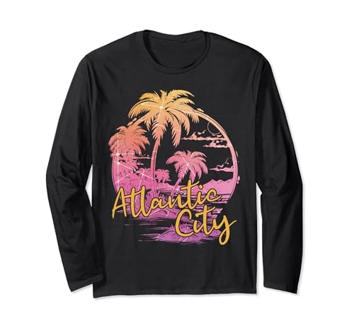 Atlantic City NJ | New Jersey Vacation Beach Maglia a Manica