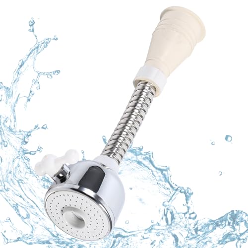 Rallonge Robinet Cuisine, Economiseur D'eau pour Robinet, Aérateur de Robinet, Robinet d'eau Pivotante à 360° pour Accessoires de Salle de Bain et de Cuisine