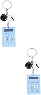 NUOBESTY Chaveiro 2Pcs Calculadora De Bolso s Para Para s Para Calculadora Com Fivela De Chave Calculadora Com Visor De 8 Dígitos Calculadora Mini Calculadora Portátil