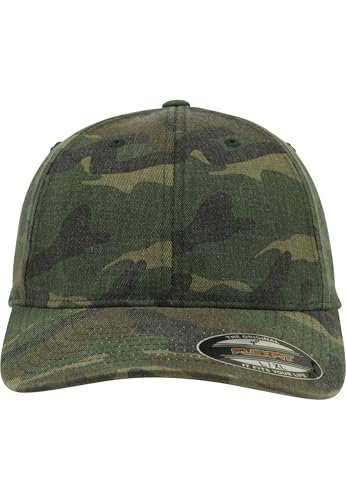 Flexfit Kappe Garment Washed Camo, Green, L/XL, 6977CA