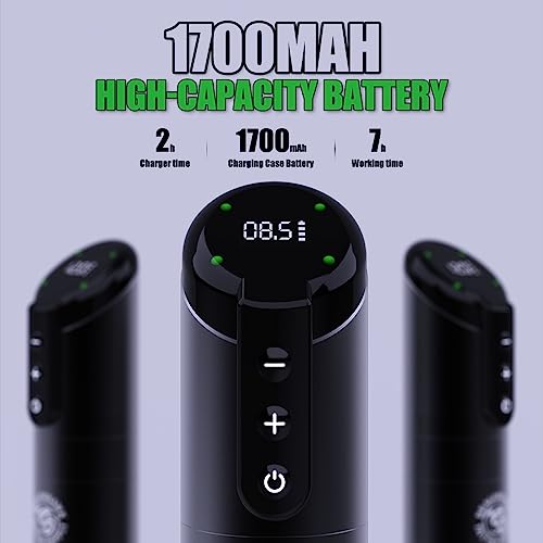 Dragonhawk X2 Wirelss Tattoo Pen Machine Gun, Practice Tattoo Pen for Beginner Play & Learn Tattooing - Image 3