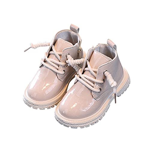 Big Kid High Heels Children Boots for Boys and Girls Ankle Boots with Thick Soles Non Slip Comfortable Animal Leather