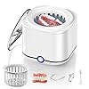 Miorcols Ultrasonic Retainer Cleaner, 48kHz Retainer Cleaner Machine for Dentures, Mouthguard, Braces, Night Guard, Toothbrush, Jewelry with 7.8OZ Dental Cleaning Pod-Cool White