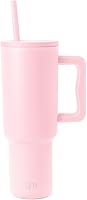 Vista 50 de Simple Modern - Vaso Trek de 40 onzas con asa y tapa con sorbete, taza de viaje de acero inoxidable con aislamiento, apta para portavasos Bosque