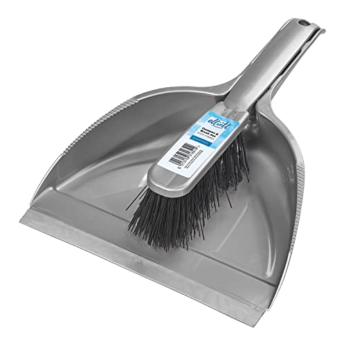 Elliott's Kehrschaufel und Handfeger-Set, Schwarz/silber – Bild 6